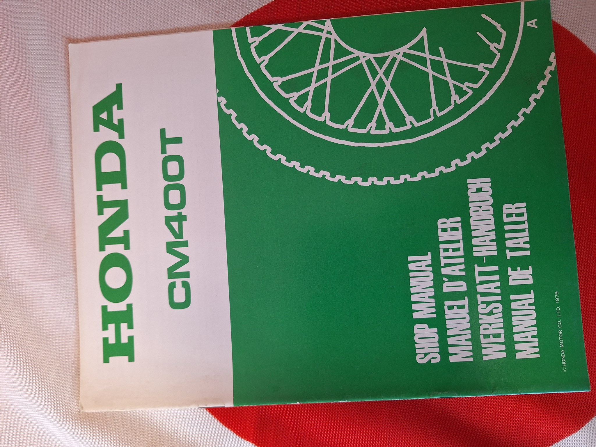 Picture of Werkstatthandbuch Nachtrag Honda  CM400T